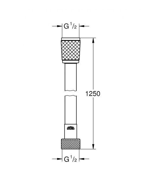 Grohe VitalioFlex Trend Душевой шланг 1250 мм (22114000) 22114000 фото