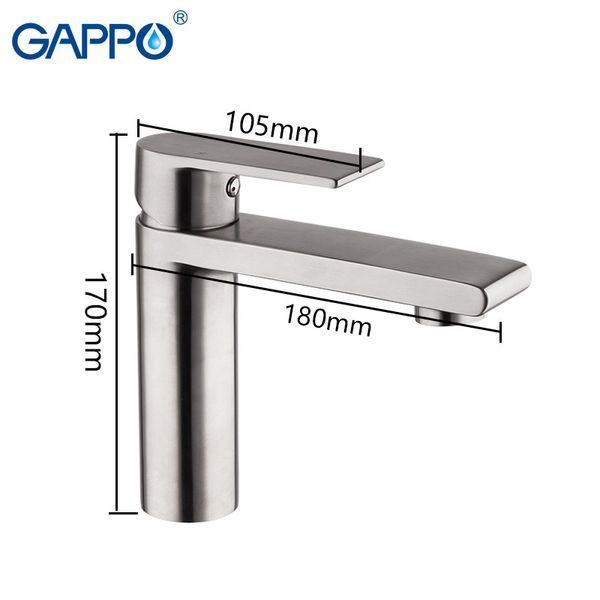 Смеситель для раковины GAPPO G1099-20 1034047 фото