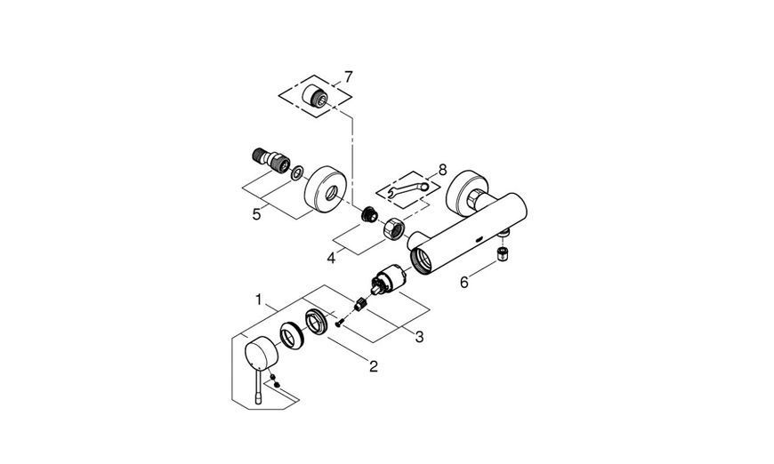 Grohe Essence Одноважільний змішувач для душу (25252001) 25252001 фото