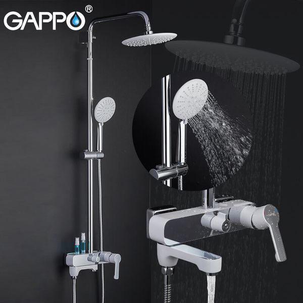 Душевая система GAPPO G2402-8, излив - переключатель на лейку 1034055 фото
