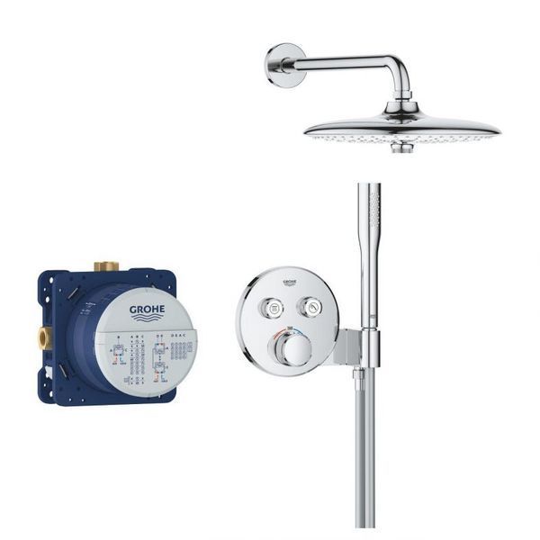 Grohe Grohtherm SmartControl Скрытая душевая система с Euphoria 260 (34867000) 34867000 фото
