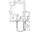 Смеситель EMMEVI PIPER для кухни з висувною лійкою хром врезная на 2 отв CR45068 CR45068 фото 2