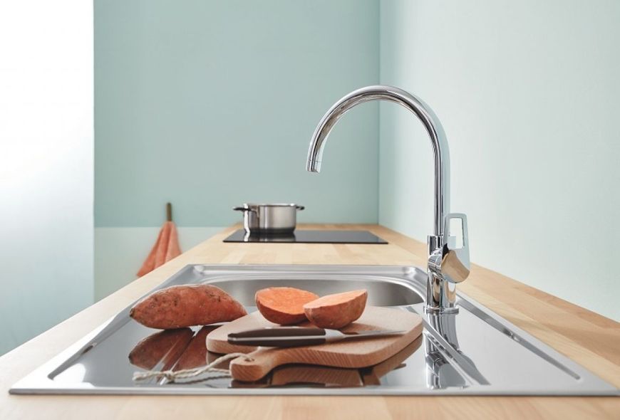 Grohe BauLoop New Одноважільний змішувач для мийки (31368001) 31368001 фото