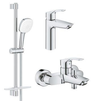Grohe Набiр змiшувачiв Eurosmart 3 в 1 для ванни (UA123246M3) UA123246M3 фото