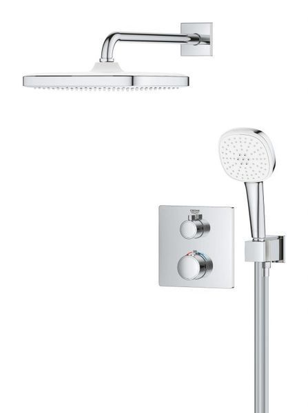 Grohe Grohtherm Прихована душова система з Tempesta 250 Cube (1039950000) 1039950000 фото