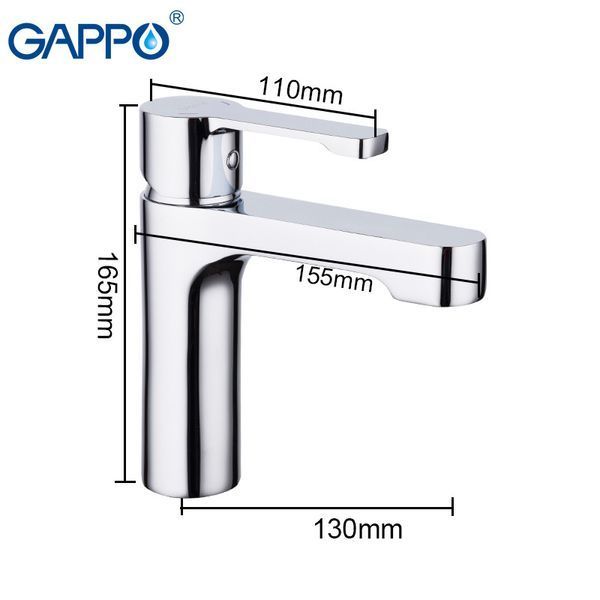 Смеситель для раковины GAPPO G1002-2 1033972 фото
