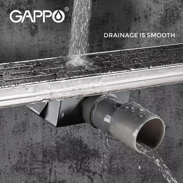 Душовий трап GAPPO G88007-1, 70х800 мм, нержавіюча сталь 1042954 фото