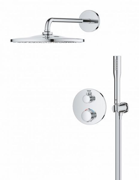 Grohe Grohtherm Душова система з термостатом прихованого монтажу з Rainshower Mono 310 (34869000) 34869000 фото