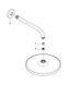 Grohe Tempesta 250 верхній душ з кронштейном до стіни (26663000 ) 26663000 фото 7