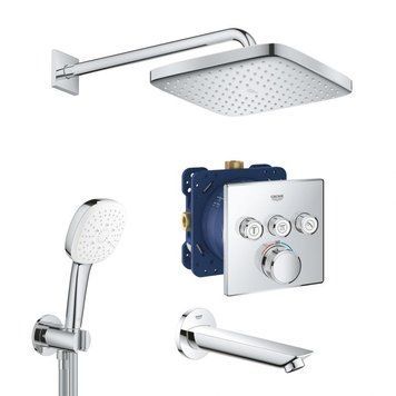 Grohe Grohtherm SmartControl Набір для комплектації ванни та душа з New Tempesta 250 (UA26415SC6) UA26415SC6 фото