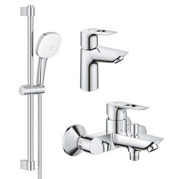 Grohe Набiр змiшувачiв BauLoop New 3 в 1 для ванни (UA123214S1) UA123214S1 фото