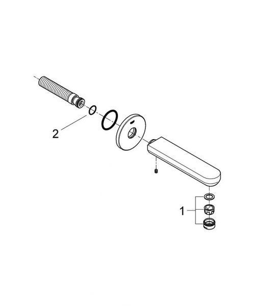 Grohe Eurosmart Cosmopolitan Вилив для ванни (13261000) 13261000 фото