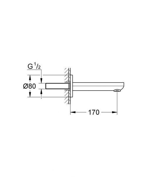 Grohe Eurosmart Cosmopolitan Вилив для ванни (13261000) 13261000 фото