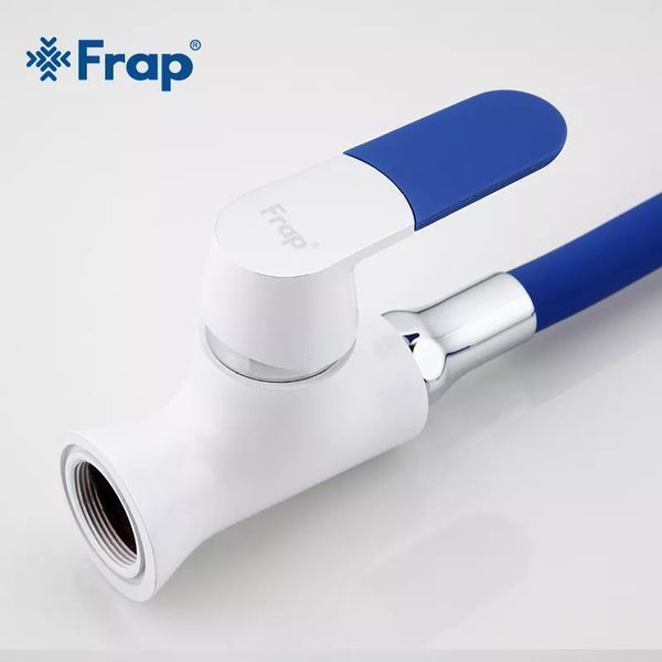 Корпус змішувача для кухні Frap F4034 під гнучкий вилив, білий/хром 1033656 фото