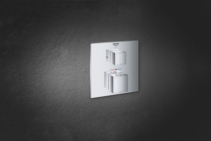 Grohe Grohtherm Cube Термостатичний змішувач для душу на 2 виходи (24154000) 24154000 фото