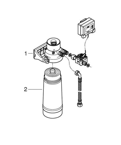 Grohe RED Фільтр, головка для фільтра та витратомір (40438001) 40438001 фото