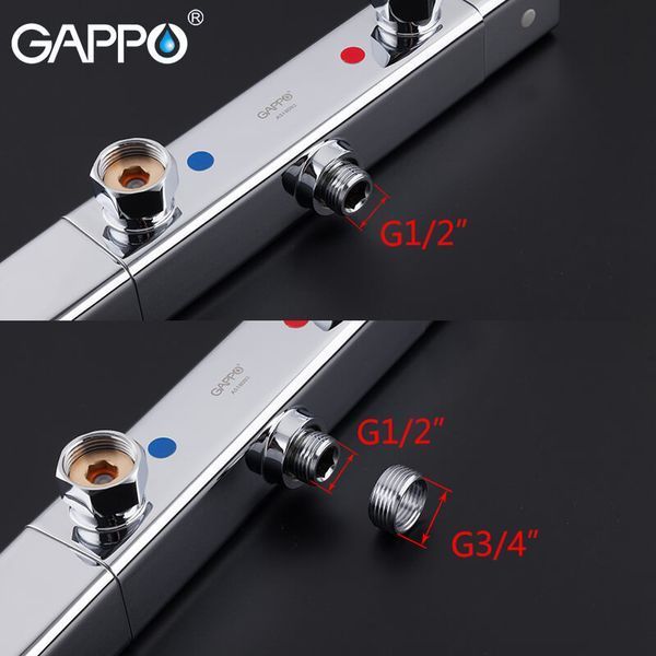 Смеситель для душа с термостатом GAPPO G2091 1038612 фото