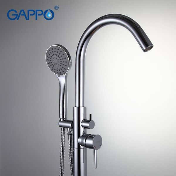 Змішувач для ванни для підлоги GAPPO G3098, хром 1034045 фото