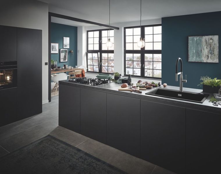 Grohe Мийка для кухні 780 x 510 мм, Granite Black (31652AP0) 31652AP0 фото