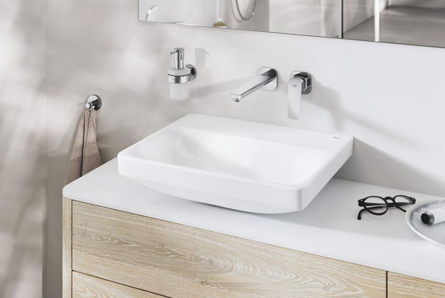 Grohe Cubeo Змішувач для раковини на 2 отвори L-розміру (1017890000) 1017890000 фото