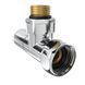 Кран Кутовий Laris 1/2" - 3/4" Звичайний + Ексцентрики 2Шт. (Lx-8202) 71401041 фото 3