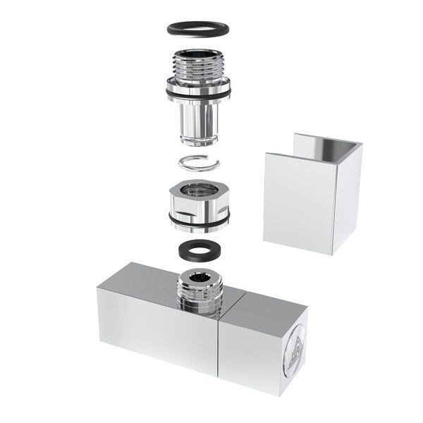Кран Кутовий Laris 1/2" - 1/2" Кватро 2Шт. (Lx-855) 71401053 фото
