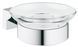 Grohe Essentials Cube Мыльница настенная с держателем (40754001) 40754001 фото 1