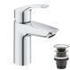 Grohe Eurosmart New Одноважільний змішувач для раковини S-Size + натискний донний клапан (23922003) 23922003 фото 1
