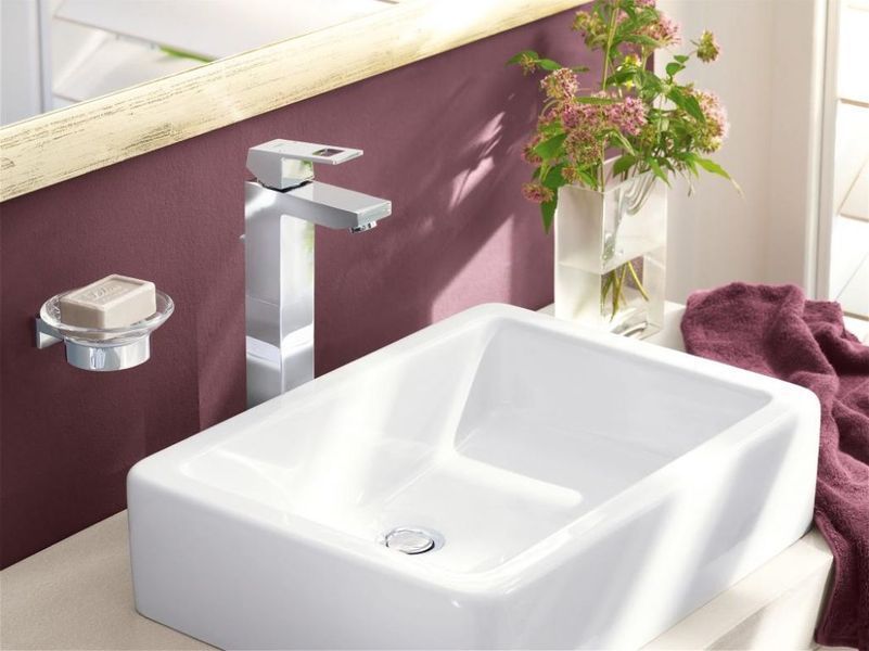 Grohe Essentials Cube Мыльница настенная с держателем (40754001) 40754001 фото