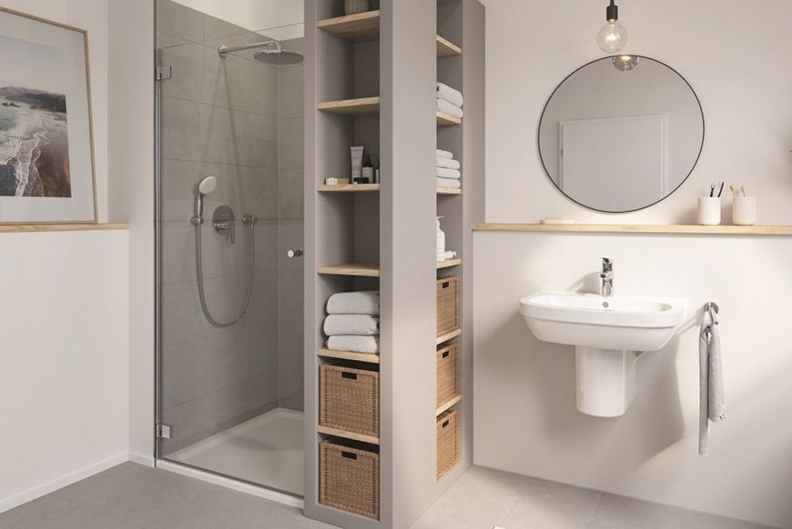 Grohe Eurosmart New Одноважільний змішувач для раковини S-Size + натискний донний клапан (23922003) 23922003 фото