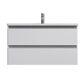 Тумба з раковиною, підвісна, 100 см, 2 ящики AM.PM M85-FHX1002-WC1002WG38 X-Joy M85-FHX1002-WC1002WG38 фото