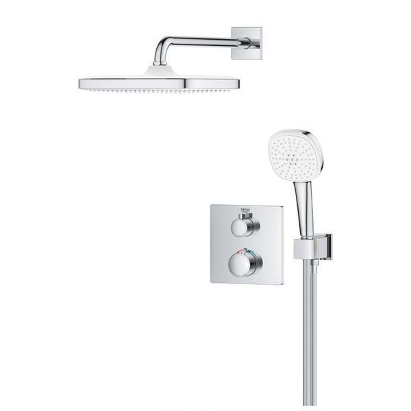 Grohe Grohtherm Скрытая душевая система с Tempesta 250 Cube (34871000) 34871000 фото