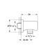 Grohe Rainshower Підключення душового шлангу (27057GL0) 27057GL0 фото 2