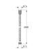 Grohe Rotaflex Metal Longlife Душевой шланг металлический 2000мм (28145001) 28145001 фото 2