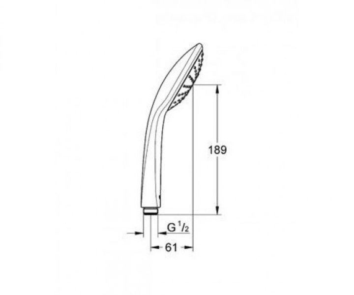 Grohe Euphoria 110 Mono Ручной душ, 1 вид струи (27265000) 27265000 фото