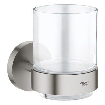 Grohe Essentials Склянка із тримачем (40447DC1) 40447DC1 фото