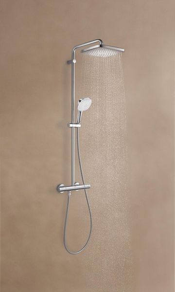 Grohe Tempesta System 250 Cube Душевая система с термостатом для настенного монтажа (26689001) 26689001 фото