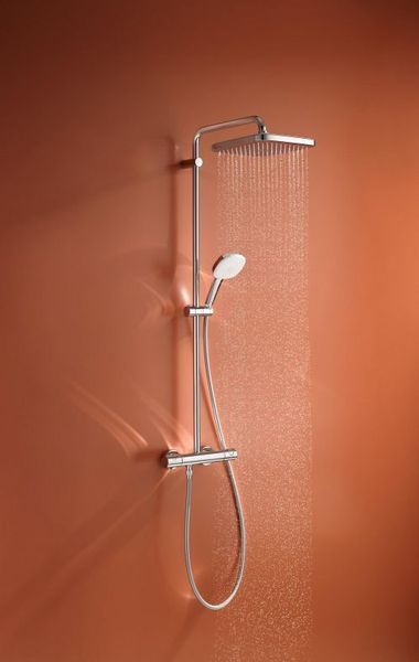 Grohe Tempesta System 250 Cube Душевая система с термостатом для настенного монтажа (26689001) 26689001 фото