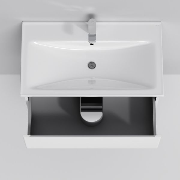 Тумба з раковиною, підвісна, 80 см, 2 ящика AM.PM M85-FHX0802-WC0802WG38 X-Joy M85-FHX0802-WC0802WG38 фото