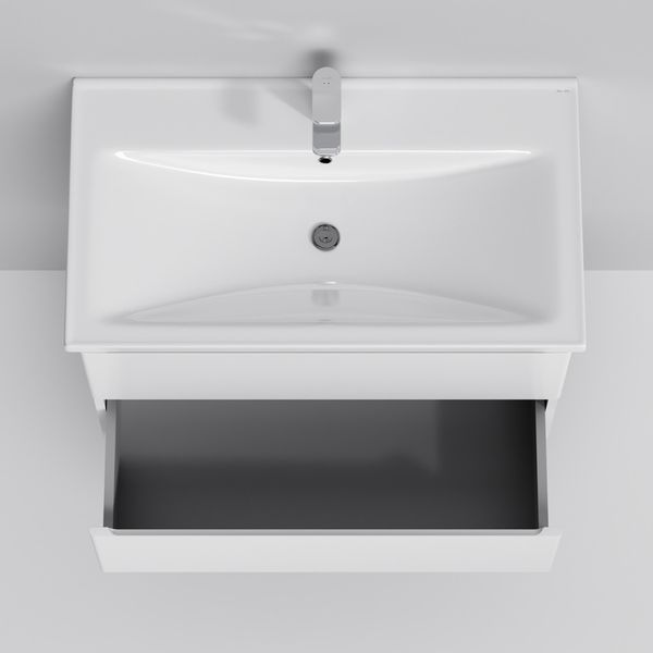 Тумба з раковиною, підвісна, 80 см, 2 ящика AM.PM M85-FHX0802-WC0802WG38 X-Joy M85-FHX0802-WC0802WG38 фото