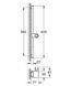 GROHE SPA Rainshower Aqua Душевая штанга, 600 мм (1016730000) 1016730000 фото 4