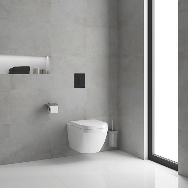 Grohe Skate Air Панель смыва для унитаза вертикальная, черный матовый (38505KF0) 38505KF0 фото