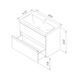 База з раковиною, підвісна, 80 см, 2 ящики AM.PM X-Joy S MTA-FHX0802WG-WCC0802WG MTA-FHX0802WG-WCC0802WG фото 10