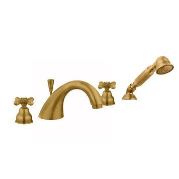 Змішувач EMMEVI DECO classic ванна врізна на 4 отв хром СR12120 BR12120 фото