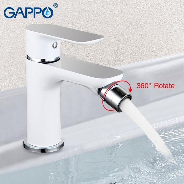 Смеситель для биде GAPPO G5048, белый/хром 1034033 фото