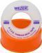 Фум стрічка WEZER PTFE 12x0, 1 мм 12 м, білий 1038263 фото 2