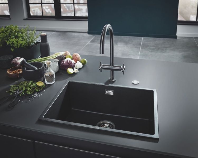 Grohe Мойка для кухни 610 x 457 мм, Granite Black (31655AP0) 31655AP0 фото