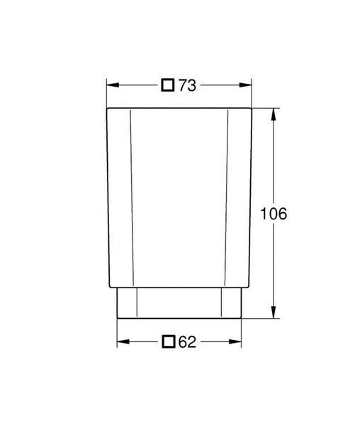 Grohe Selection Cube Склянка (40783000) 40783000 фото