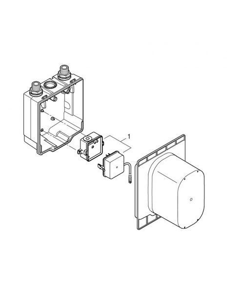 Grohe Eurosmart Cosmopolitan E Прихований монтажний блок (36339001) 36339001 фото