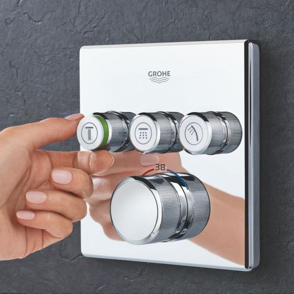 Grohe Grohtherm SmartControl Термостат для встраиваемого монтажа на 3 выхода (29126000) 29126000 фото